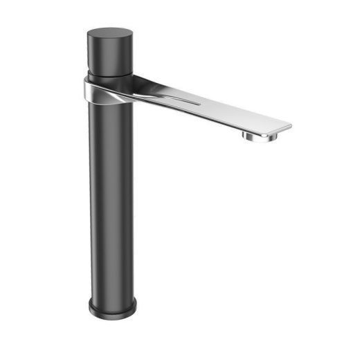 Смеситель Webert One-B NB830402441 на раковину черный/сталь