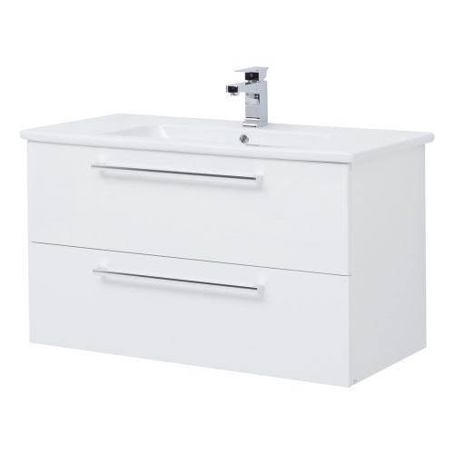 Тумба под раковину Dreja Gio 77.0105W 96х55х46 подвесная цвет белый