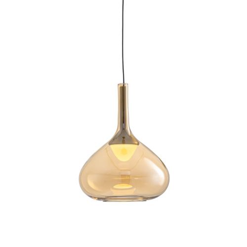 Светильник подвесной Delight Collection MD25001005-1A brass/amber