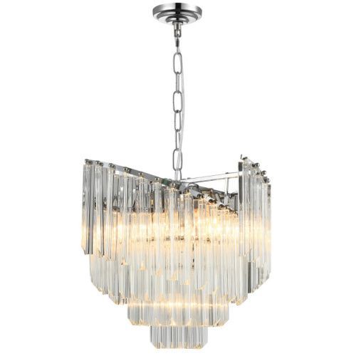 Люстра подвесная Natali Kovaltseva Majestic (Маджестиц) MAJESTIC 81433/8C CHROME