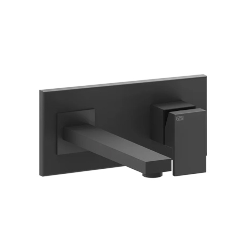Смеситель для раковины Gessi Rettangolo 44834#299 встраиваемый в стену черный (внешняя часть)