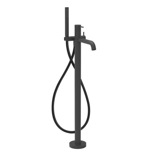 Смеситель для ванны Gessi Gessi316 54028#299 напольный черный (внешняя часть)