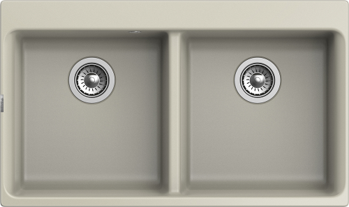 Кухонная мойка Rivelato AXEL X-90-2D topazio 87х52 цвет бежевый