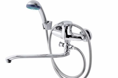 Смеситель для ванны и душа FAUZT FZs-614-114 настенный хром