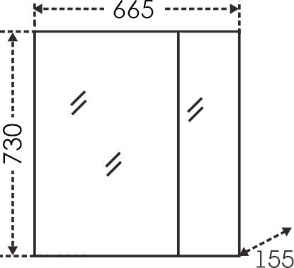 Зеркало-шкаф СанТа Стандарт 113008 67х15х73 подвесной цвет белый - фото 2 Зеркало-шкаф СанТа Стандарт 113008 67х15х73 подвесной цвет белый - фото 2