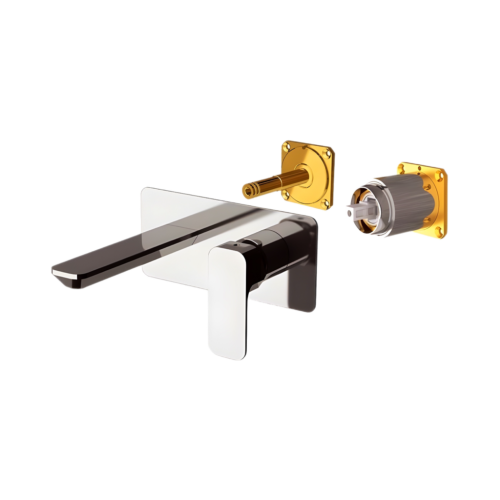 Смеситель для раковины Daniel Tiara TA632KBCR встраиваемый в стену хром