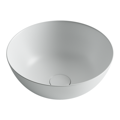 Раковина из сантехнического фарфора Ceramica Nova ELEMENT CN6003 36х36 накладная цвет белый матовый