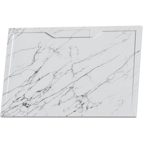 Душевой поддон из искусственного камня RGW STE 52342912-15 120х90 белый без ножек