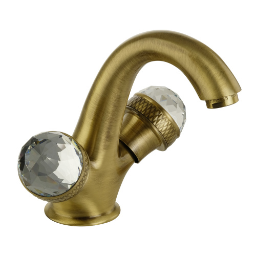 Смеситель Migliore AXO SWAROVSKI 18481 на раковину бронза