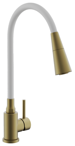 Смеситель для кухни Belz B74810-5 на мойку золото