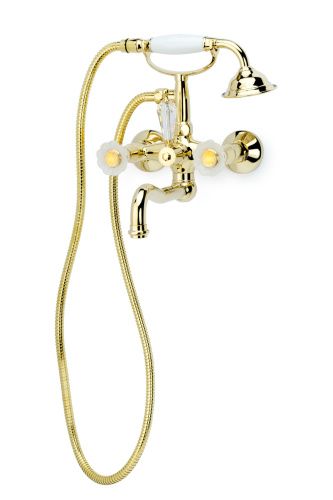 Смеситель Boheme Сamelia 293-Camelia настенный золото