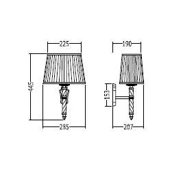Светильник настенный для ванной Devon Devon Moonlight (Моонлигхт) DEMOONCR - фото 2