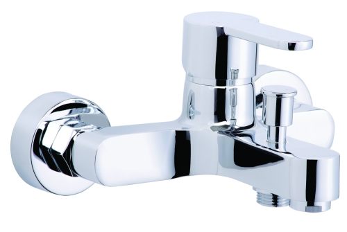 Смеситель Azario TEVIS AZ-15490501 настенный хром без термостата