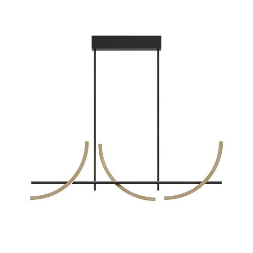 Светильник подвесной Maytoni Wabi Modern MOD428PL-L20BK