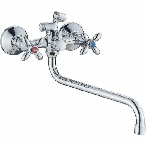 Cмеситель для ванны и душа Haiba HB2227-2 настенный хром
