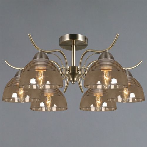 Люстра на штанге Illumico IL0733-6CSQ-25 AB AREZZO