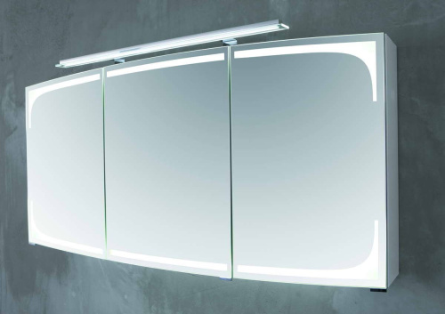 Зеркало-шкаф Puris Classic line S2A431439(186) 140х15х70 подвесной цвет дуб трюфель