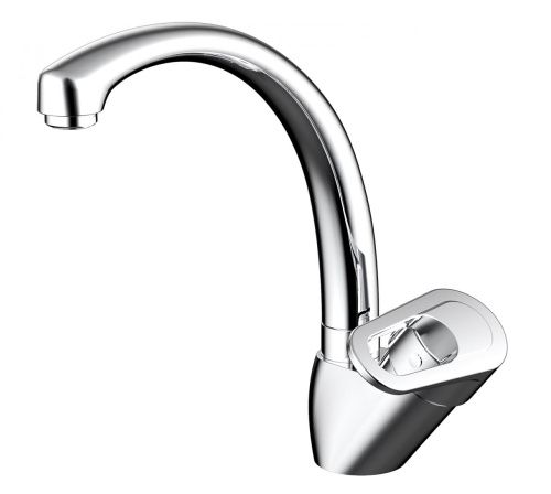 Смеситель для кухни Bravat LOOP F7124182CP-RUS на столешницу хром