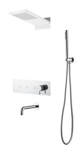 Душевая система Boheme Fusion 130-2-CR встраиваемая цвет хром