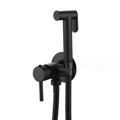 Гигиенический душ со смесителем Maretti Eleganza Black ENB30RV65 черный