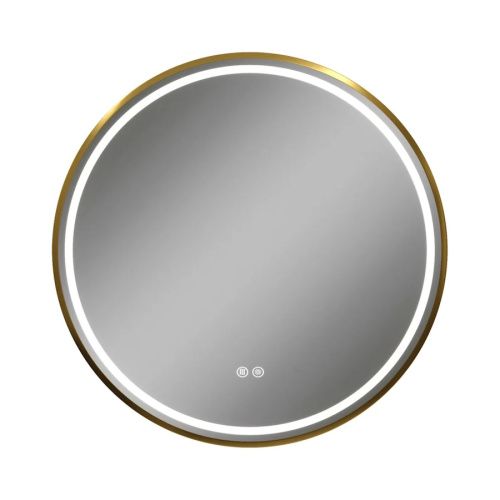 Зеркало с подсветкой Maretti EA1480R21EL 80х80 цвет золото