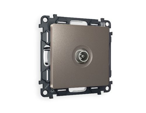 Комплект механизма TV розетки оконечной 50-870 MHz 1dB Ambrella Volt Alfa (Алфа) MA643010
