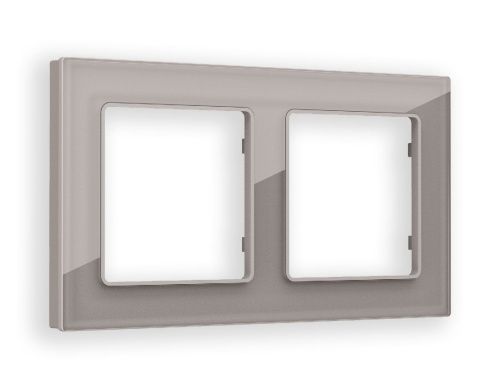Рамка двухместная Ambrella Volt Platos (Платос) AF330502