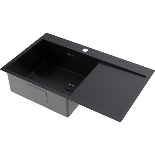 Кухонная мойка Omoikiri Akisame 86-L Side 4997043 86x51 цвет графит