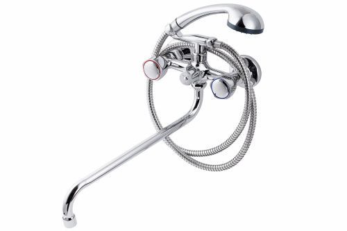 Смеситель для ванны и душа FAUZT FZs-511-17 настенный хром