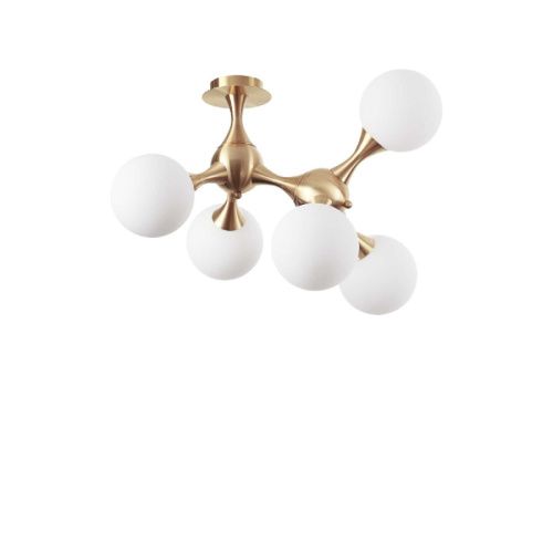 Люстра на штанге Ideal lux Nodi (Ноди) NODI PL5 OTTONE