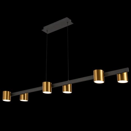 Люстра подвесная Natali Kovaltseva Loft Led (Лофт Лед) LED LAMPS 81129/6C BRASS BLACK