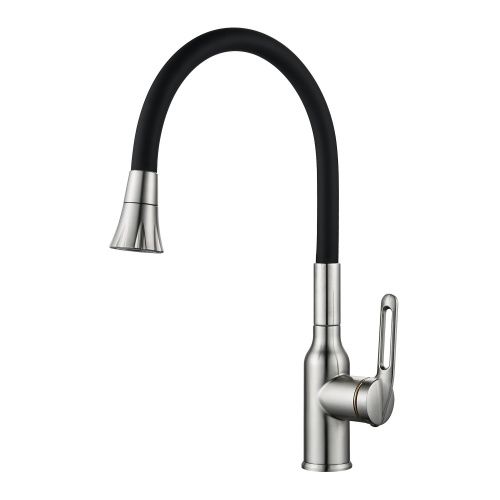 Смеситель для кухни Raffine F303L-3 на мойку сатин