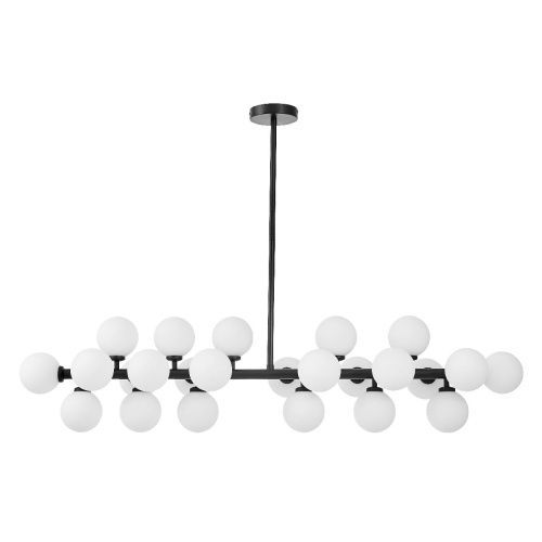 Люстра на штанге Lumina Deco Marsiada (Марсиада) LDP 6033-24 BK