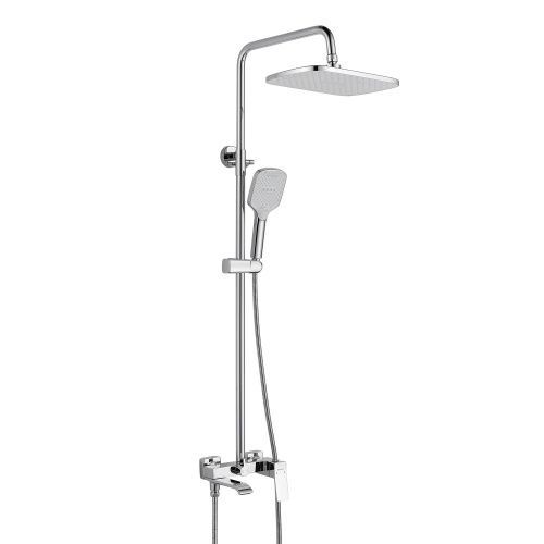 Душевая стойка Shevanik S4036 настенная цвет хром