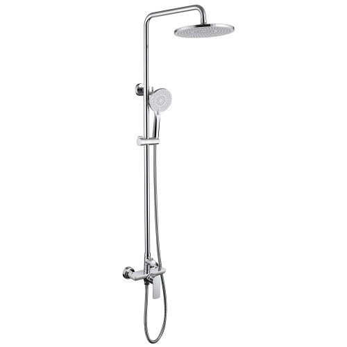 Душевая стойка ABBER AF8020 настенная цвет хром