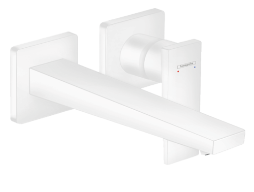 Смеситель Hansgrohe Metropol 32526700 настенный встраиваемый белый матовый без термостата