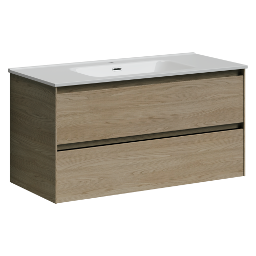 Тумба под раковину Sancos Cento CN100KE 99х45х50 подвесная цвет карпатская ель