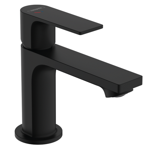 Смеситель Hansgrohe Rebris E 72553670 на раковину/столешницу черный матовый без термостата