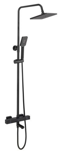 Душевая стойка Savol S-GR90C1-H настенная цвет черный