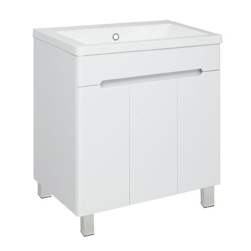 Тумба под раковину Runo Парма 00-00001040 70х40 напольная цвет белый