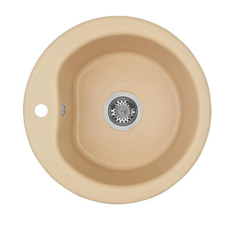 Мойка кухонная Aquaton Мида 1A712732MD260 51х51 цвет латте