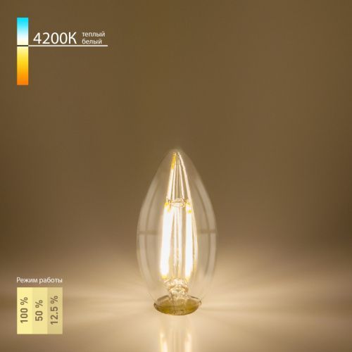 Лампа светодиодная филаментная Elektrostandard Dimmable F (Диммабле Ф) 4690389050701