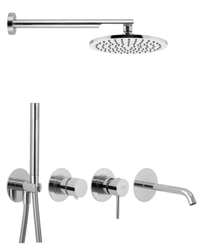 Душевая система Remer X Style X96D3SET встраиваемая в стену