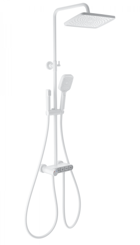 Душевая стойка Wonzon & Woghand Muse WW-B3112-MW настенная цвет белый