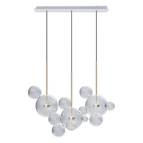 Светильник подвесной Delight Collection Bubbles (Бубблес) 9214P/3L gold