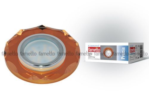 Светильник встраиваемый Fametto Peonia (Пеониа) DLS-P105 GU5.3 CHROME/BRONZE