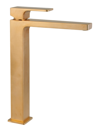 Смеситель Remer Absolute AU11LBG на раковину брашированное золото