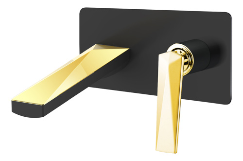 Смеситель Boheme Venturo 385-B встраиваемый черный