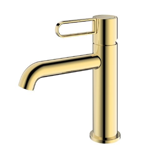 Смеситель Splenka S03 S03.10.23 на раковину золото