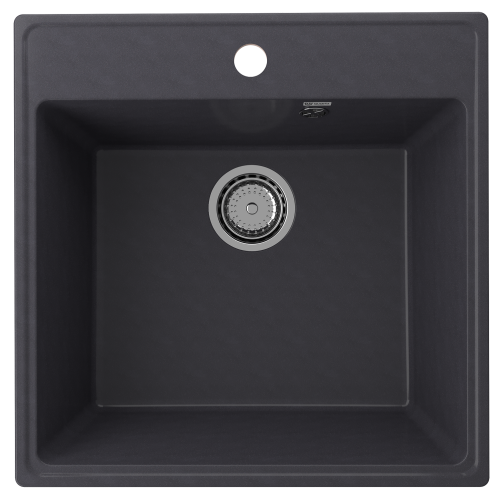 Кухонная мойка Ulgran Quartz Forte 505-08 50,5х50,5 цвет космос